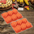 Pumpkin Muffin Mold 3 Pack Pumpkin Cake Pan Silicone Molds, Mini Cake Trays Thanksgiving Halloween Baking Molds Cupcake Pan Hot Chocolate Bomb Mol...