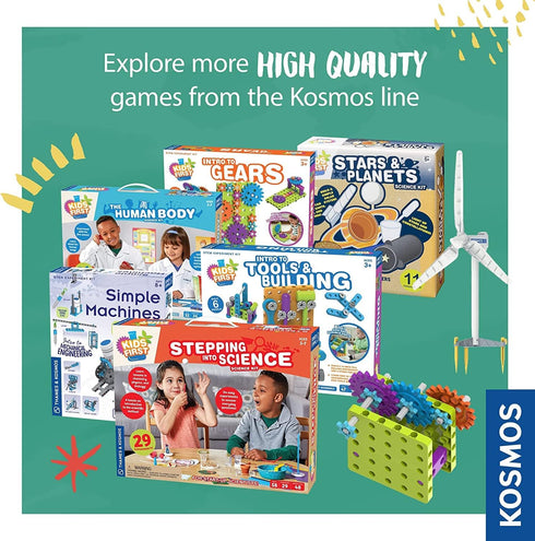 Thames & Kosmos Solar-Powered Rovers STEM Experiment Kit | Build 5 Vehicles & Devices Powered by The Sun | Solar Energy Actvities for Ages 8+...