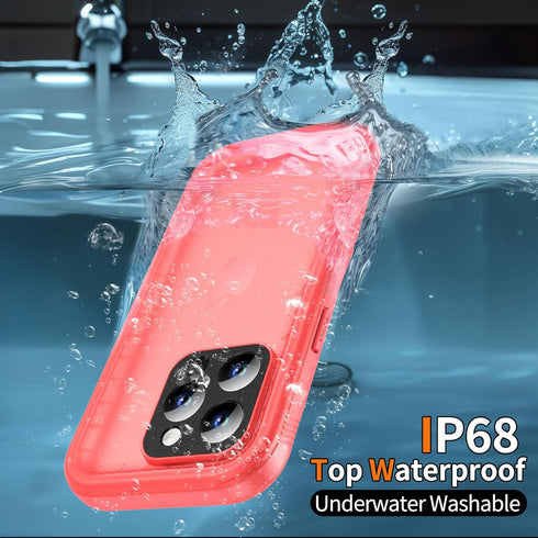 Cozycase Compatible with iPhone 13 Pro Max Waterproof Case - Full Body Dustproof Shockproof Built-in Screen Protector Rugged Waterproof Case for i...