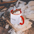3dRose mug_224631_5 IM FINE - Two Tone Red Mug, 11oz...