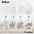 4 Set Embroidery Starter Kit for Beginners, Needlepoint Cross Stitch Kits with Pre-Stamped Flower, Instructions, Bamboo Hoops, Color Threads, Tool...