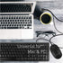 Computer Mouse Wired, Macally Silent USB Mouse - Slim & Compact USB Mouse for Apple Mac or Windows PC Laptop/Desktop - Designed with Optical Senso...
