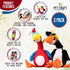 Pet Craft Supply Giggling Puffin & Parrot Multi Pack Interactive Dog Toys With Sound for Large Breed and Small Dogs Soft Chew Plush Dog Toy, Red B...