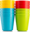 Kids Cups - Set of 12, 8 oz Plastic Cups Reusable - Dishwasher Safe - BPA-Free for Kids & Toddler...