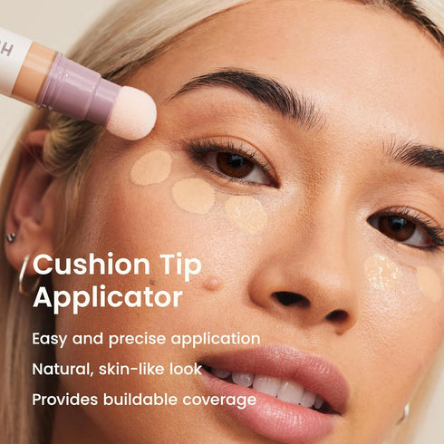 JOAH Perfect Complexion Under Eye Concealer and Hydrating Serum, Korean Makeup for Dark Circles and Puffiness, Peptide Serum with Medium Coverage...