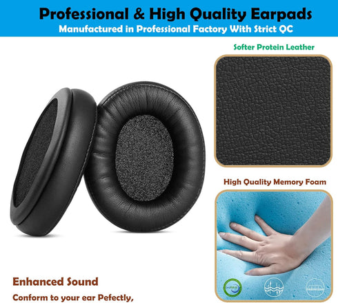 Professional Headset Ear Cushions Replacement Ear Pads Headphone Earpads Compatible with Sennheiser HDR120 RS120 RS110 HDR110 Headphone Headset...