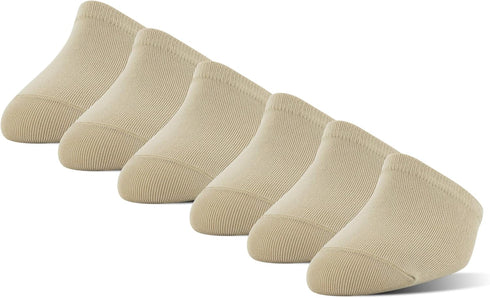 Peds womens Mule Toe Capper No Show Socks, 6-pairs...