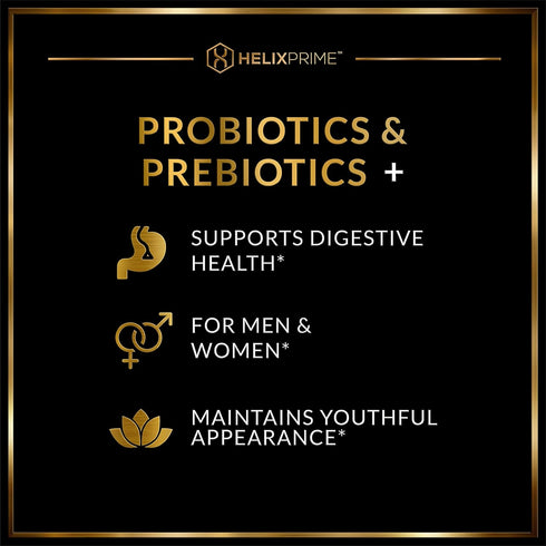 Probiotics and Prebiotics for Women or Men Probiotics 60BN CFU Lactobacillus Acidophilus Bifidobacterium Lactis Made in USA...