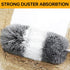 Dusters for Cleaning, 7Pcs Microfiber Duster with Extension Pole Up to 100Inches, Machine Washable Ceiling Fan Cleaner Duster for Cleaning Cobweb,...