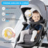 LAMJAD Stroller Fan,Portable USB Personal Clip-on Car Seat Fan Mini Handheld Desktop Fan 360° Rotatable Suitable for Camping Outdoor Office Crib T...