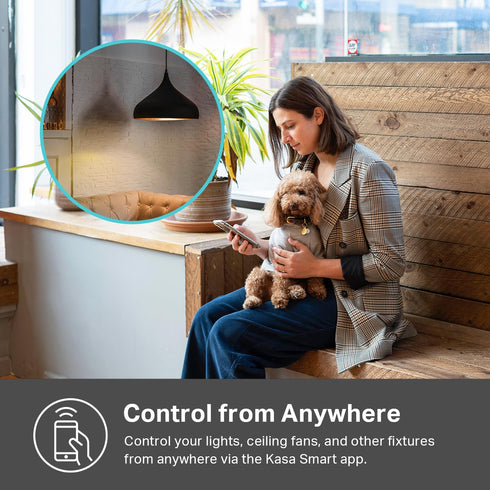 Kasa Matter Smart Light Switch: Voice Control w/Siri, Alexa & Google Assistant | UL Certified | Timer & Schedule | Easy Guided Install | Neutral W...