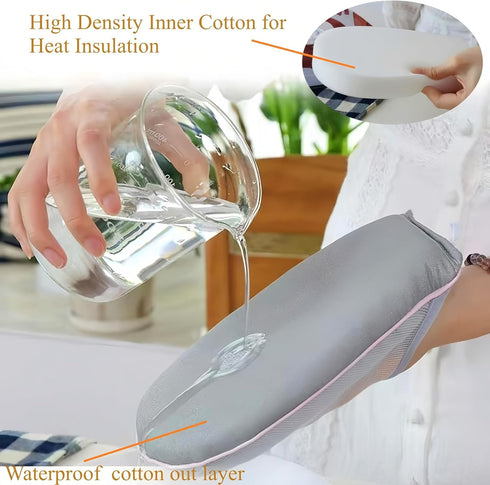 2PCS Steamer Ironing Gloves, Mini Ironing Board, Heat Resistant Garment Steamer Mitt...