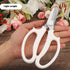 Gardening Scissor White Sharp Blade Alloy Steel Garden Shears for Cutting Flowers Trimming Plants of Yard Florist Rose Herb Hedge and Fruits Picki...