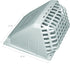 Deflecto Wide Mouth Dryer Vent Hood with Removable Bird Guard, Damper, Weather-Resistant, 4 Inches Hood, White (HR4W)...