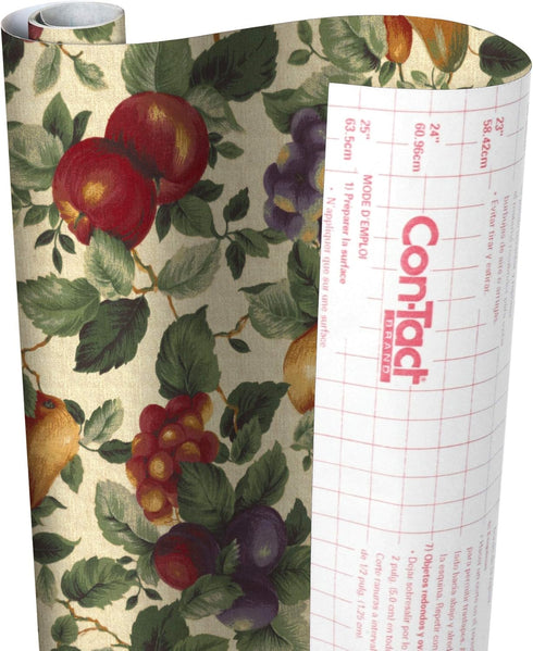 Con-Tact Brand Creative Covering, Self-Adhesive Shelf Liner, Multi-Purpose Vinyl Drawer Liner, Easy To Use And Apply, 18'' X 9', Sonoma...
