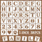 1 Inch Letter Stencils and Numbers, 38 Pcs Alphabet DIY Craft Stencils, Reusable Plastic Drawing Templates for Painting on Wood, Wall, Fabric, Roc...