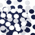 Navy-Blue White-Silver Party-Decorations Confetti - 300pcs Glitter Paper Decor Graduation Boys Birthday Table Confetti Mothers Faterhs Day Wedding...