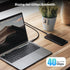Cable Matters 40Gbps USB 4 Cable 2.6 ft, 8K Video, 240W Charging, USB4 Cable/USB C Display Cable PD 3.1, Compatible with Thunderbolt 4, iPhone 15 ...