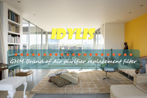4 Pack Activated Carbon Pre-filter Machine Precut Compatible with Idylis Air Purifiers AC-2125,AC-2126,IAP-10-125, IAP-10-150,Model # IAF-H-100B,I...