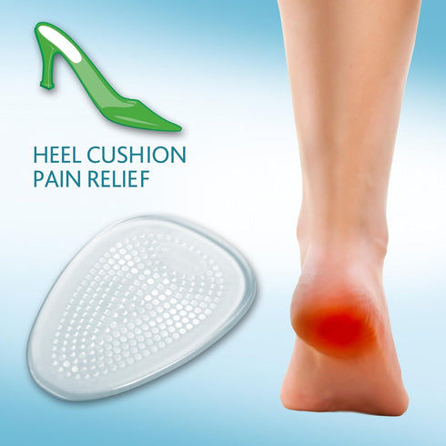 Amope GelActiv Invisible Gel Heel Cushions Insoles for Women, 1 pair, Size 5-10...