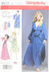 Simplicity 8013 1970's Vintage Fashion Dress Sewing Patterns, Sizes 6-14...