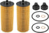 X AUTOHAUX 2 Pcs Engine Oil Filter Replacement 11428570590 11428575210 Oil Fuel Filter for Mini Cooper Clubman ALL4 Base S S ALL4 1.5L L3 - Gas 2....