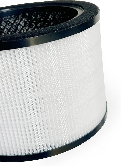 Nispira H7121101 3-In-1 True HEPA Filter Replacement Compatible with Govee Air Purifier H7121 | Removes Smoke, Chemical VOCs, Odor | 1 Pack...