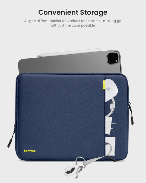 tomtoc 360 Protective Tablet Sleeve for iPad Pro 13-inch (M4), iPad Air 13-inch (M2) 2024, iPad Pro 12.9-in (6th/5th/4th/3rd Generation) with Magi...