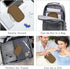 FYY Electronic Organizer, Travel Cable Organizer Bag Pouch Electronic Accessories Carry Case Portable Waterproof Double Layers Storage Bag for Cab...