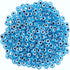 200pcs Evil Eye Beads Aqua Blue Resin Evil Eye Spacer Beads Charms with Elastic Rope for DIY Jewelry Bracelet Necklace Earring Crafts Making Handm...