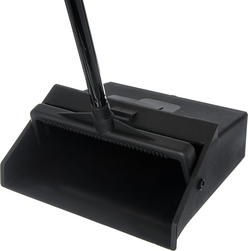 Carlisle FoodService Products Duo-Pan Upright Dust Pan with Serrated Yoke for Floor Cleaning, Restaurants, Office, And Janitorial Use, Plastic, 30...