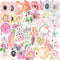 Flower Stickers 50 Pcs, Vinyl Waterproof Cute Plant Floral Stickers for Scrapbook Journal Water Bottles Phone Laptop Computer Envelopes Supplies...