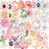Flower Stickers 50 Pcs, Vinyl Waterproof Cute Plant Floral Stickers for Scrapbook Journal Water Bottles Phone Laptop Computer Envelopes Supplies...