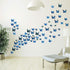 Amaonm® 60 Pcs 5 Packages Beautiful 3D Butterfly Wall Decals Removable DIY Home Decorations Art Decor Wall Stickers & Murals for Babys Bedroom Tv ...