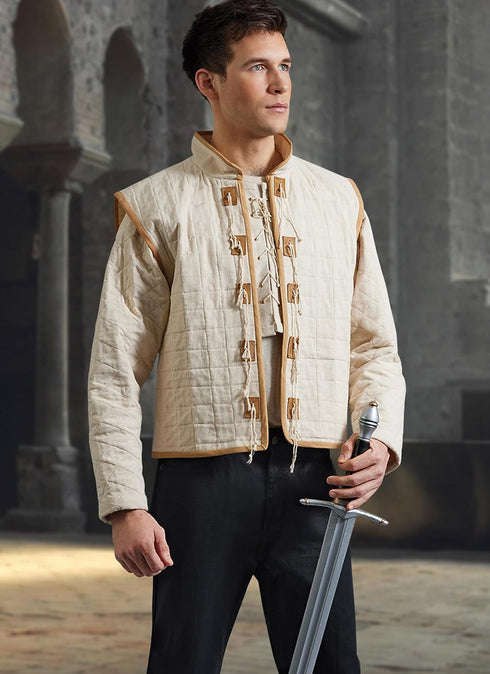 McCall's Men's Fantasy Top and Vests Costume Sewing Pattern Kit, Design Code M8423, Sizes 34-36-38-40-42...