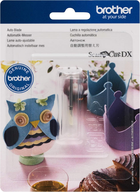 Brother ScanNCut DX CADXBLD1 Auto Blade, Replacement Accessory, Cut Materials 0.1-3mm Thick Including Fabric, Felt, Vinyl and More...