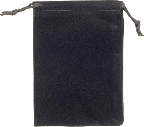 AEAOA Gift Bags, Pack of 25 Pieces 4.8" X 3.6" Velvet Drawstring Jewelry Pouches, for Candy, Pins, Jewelry, Treats, Birthday Party Favors (Black)...