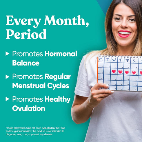 Regulate Menstrual Cycle Support – Hormone Balance at Optimal 40:1 Myo-Inositol & D-Chiro Inositol – PCOS Supplement for Period Consistency, Menst...