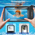 SYNCWIRE Waterproof Phone Case, 2-Pack IPX8 Double Space Waterproof Phone Pouch for iPhone 15 14 13 12 Pro Max XR X SE 2022 8 Samsung S24 S23 S22 ...