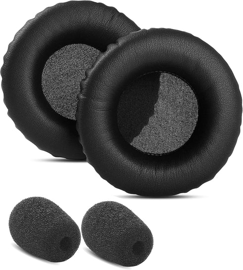 H820e Ear Pads Ear Cushion Replacement Compatible with Logitech H820e H570e H650e Wireless Stereo USB PC Headsets Leatherette...