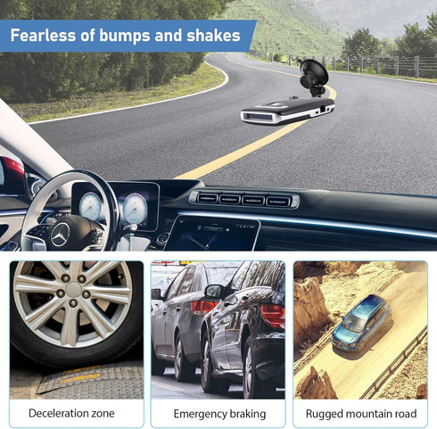 Windshield Radar Detector Mount,Suitable for Escort MAX,MAX 2,2015-2019 MAX360 Radar Suction Cup Mounting Base,with Sliding Plate Connection(Not A...