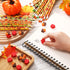 30 Set Fall Themed Pencils Thanksgiving Party Pencils Thanksgiving Wood Pencils and Bulk Mini Maple Leaf Acorn Erasers Mini Erasers for Thanksgivi...