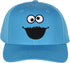 Sesame Street Cookie Monster Mens' Snapback Hat Adult Precurve Adjustable Cap | Perfect for Everyday Wear Blue...
