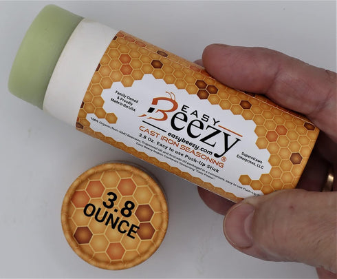 Easy Beezy Cast Iron and Carbon steel Cookware Seasoning (3.8 Ounce)...