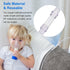 Oxygen Tubing Connectors 360° Swivel Cannula Connector Oxygen Hose Connectors Oxygen Straight Connectors for O2 Tubing Avoid Tube Tangles(White-10...