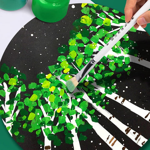 50Pcs Round Craft Paper 7.9 in (20 cm), Thick Painting Drawing Paper, Blank Cardboard Cardstock, Paper Cutouts Circle for DIY Party Decoration Art...