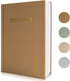 ZICOTO Aesthetic Blank Recipe Book with Waterproof Cover - The Perfect Recipe Notebook To Write In Your Own Recipes - Simplified Blank Cookbook to...