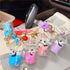 Cute panda Key Ring Decoration, Liquid Quicksand Floating Fox Handbag Accessories...