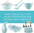 Rachael Ray Tools and Gadgets Spoon, Slotted and Solid Turners Set/ Cooking Utensils - 3 Piece, Light Blue...