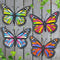 EOORAU Metal Butterfly Wall Art Outdoor Decor - 4 Pack 9.8in Butterflies Wall Sculpture Hanging Decor for Home Yard Patio Garden Fence Decorations...